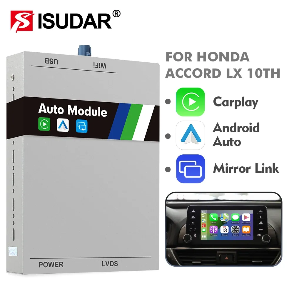 ISUDAR Wireless CarPlay Retrofit Module for Honda Accord 2018