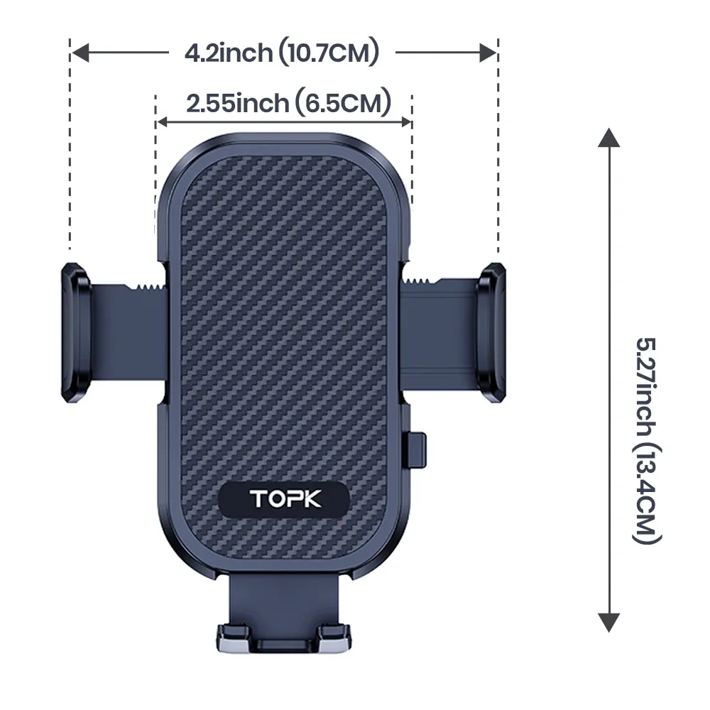TOPK Metal Hook Air Vent Phone Mount
