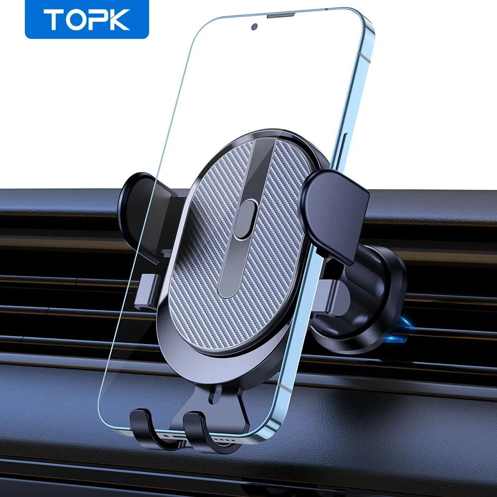 TOPK Auto-Lock Air Vent Car Phone Holder