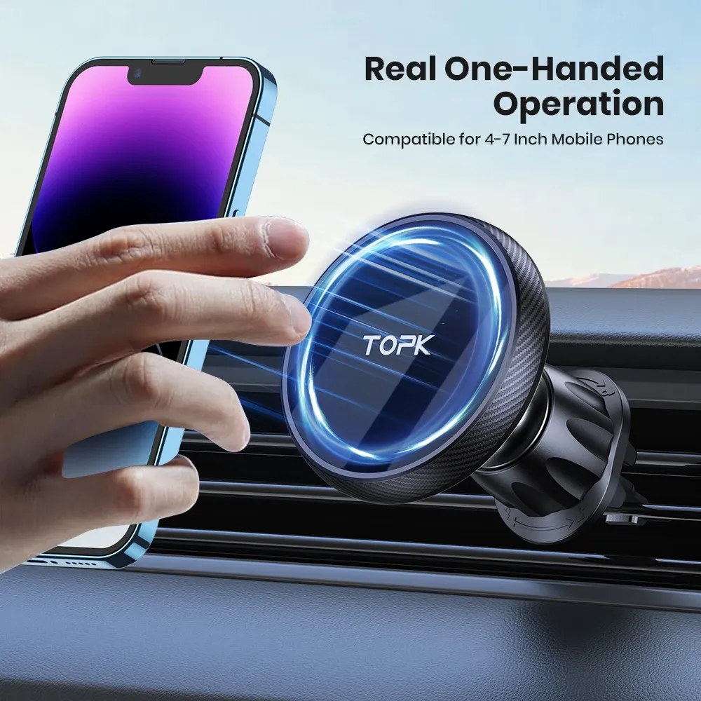 TOPK MagSafe Hook Car Phone Holder