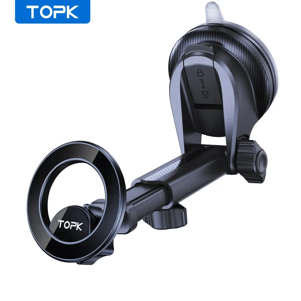 TOPK MagSafe Dashboard Car Phone Mount with N52 Magnet