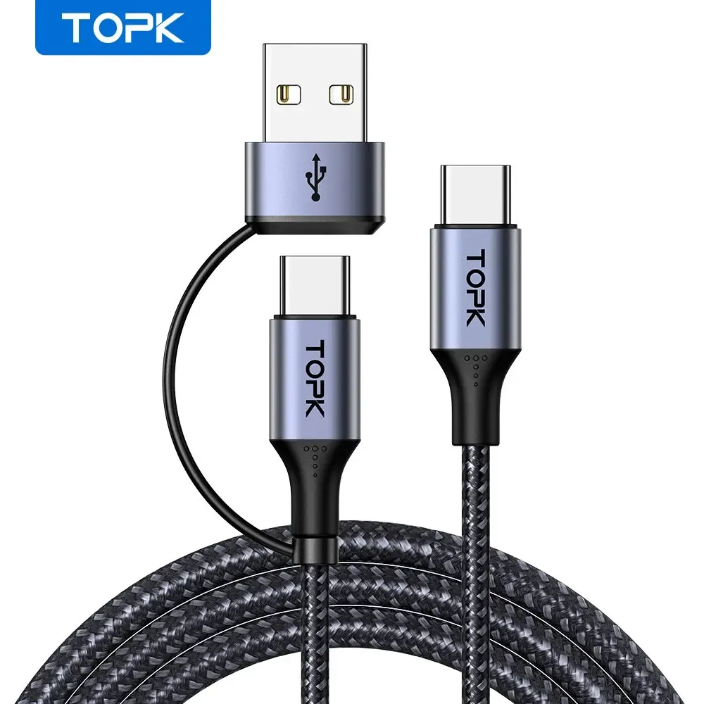 TOPK 60W USB-C to USB-C Fast Charging Cable