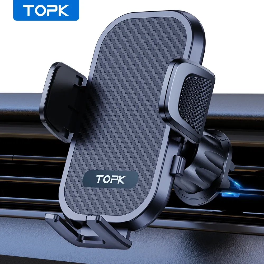 TOPK Hook Clip Air Vent Car Phone Mount