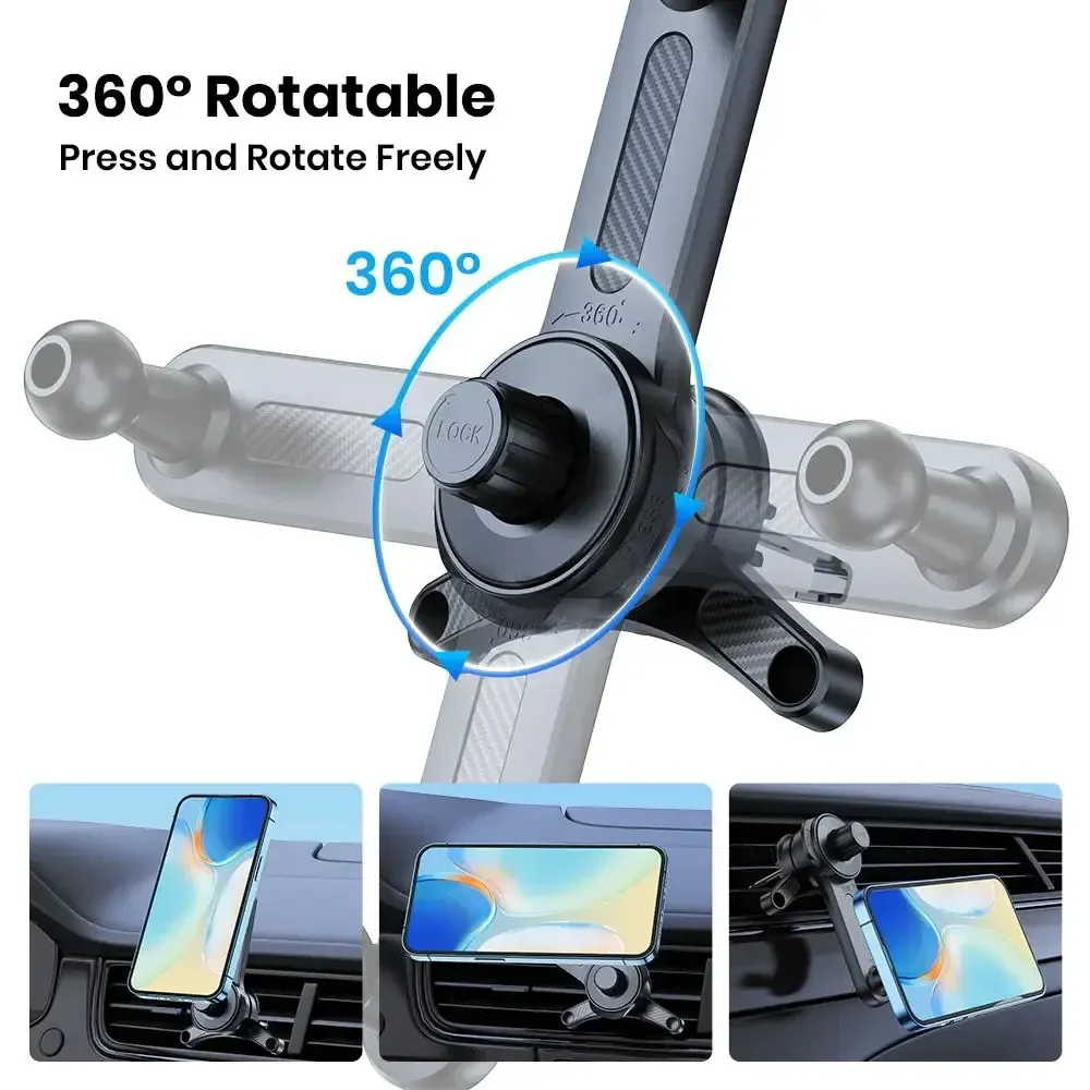 TOPK Mag-Safe Air Vent Magnetic Car Phone Holder