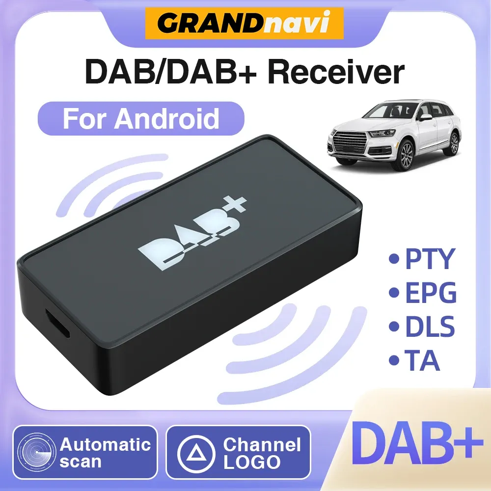 Grandnavi Portable DAB+ USB Receiver for Android Cars