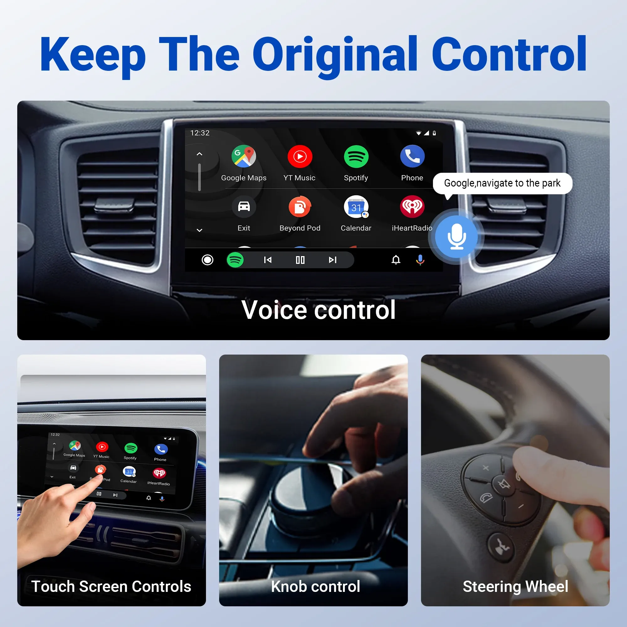 OTTOMOTION 5.0 Wireless CarPlay and Android Auto Adapter