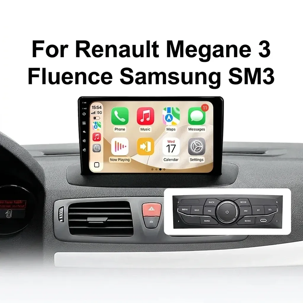 Ainavi Renault Megane 3 CarPlay stereo