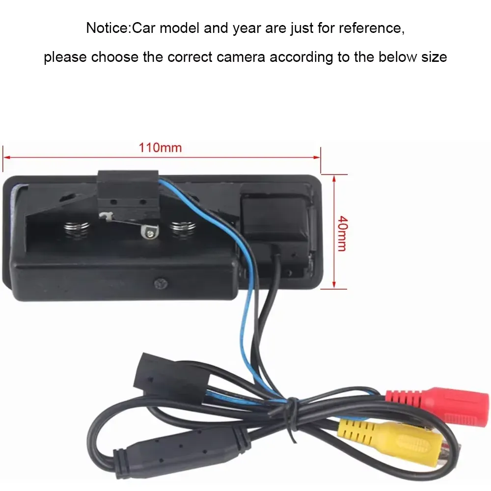 BMW Trunk Handle Reverse Camera 720P