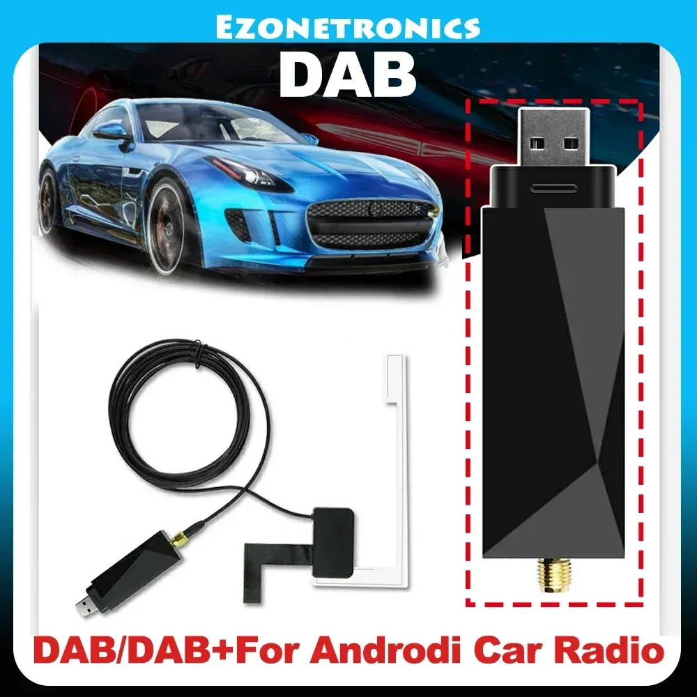 Universal Android DAB+ USB Car Radio Receiver Antenna