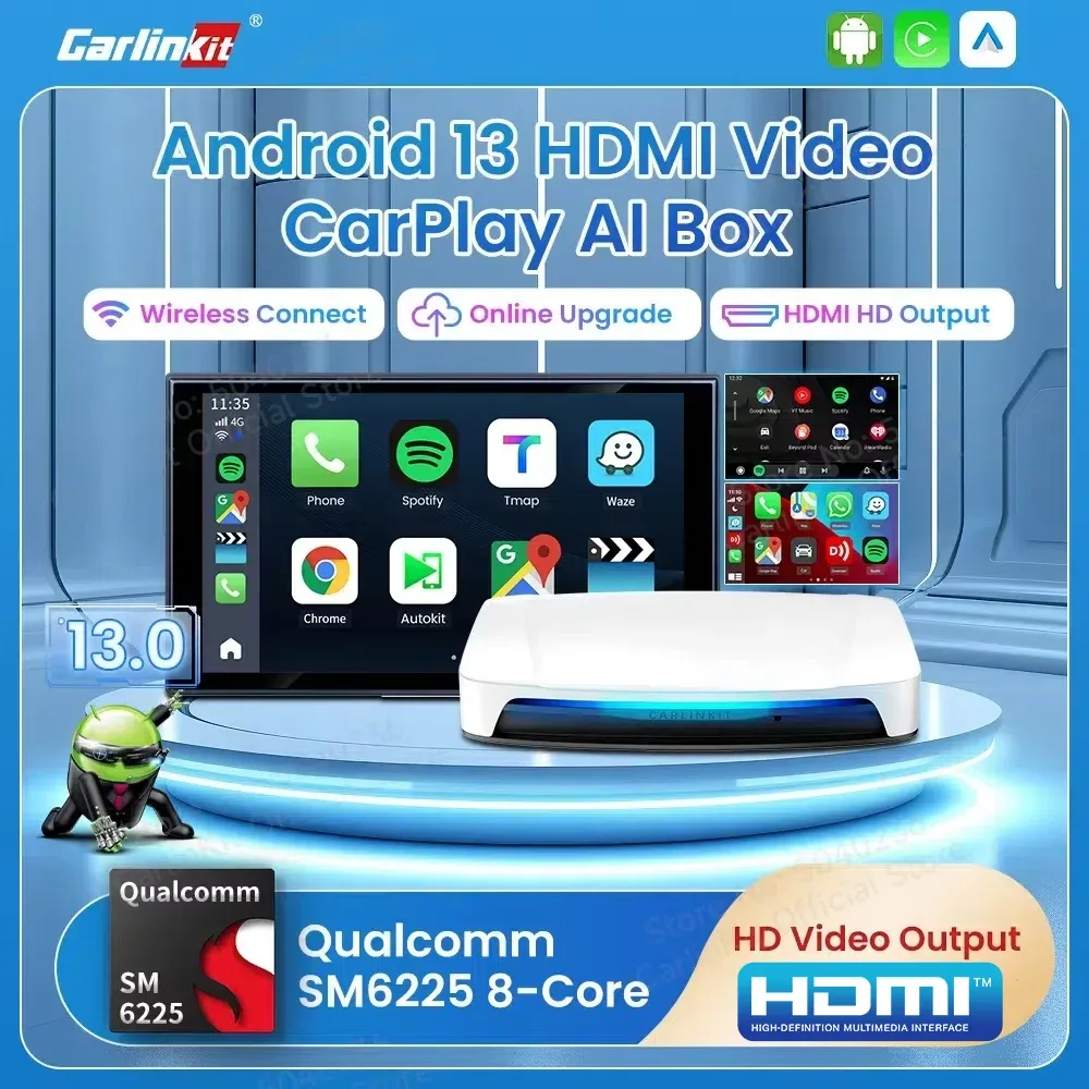 Carlinkit UHD Android 13 Wireless CarPlay AI Box