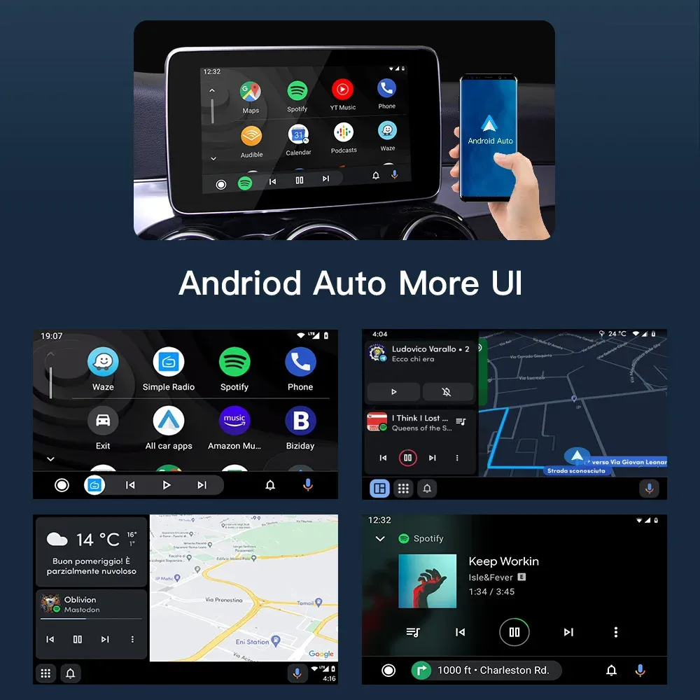 BONROAD Wireless CarPlay Retrofit Module for Mercedes NTG4.5