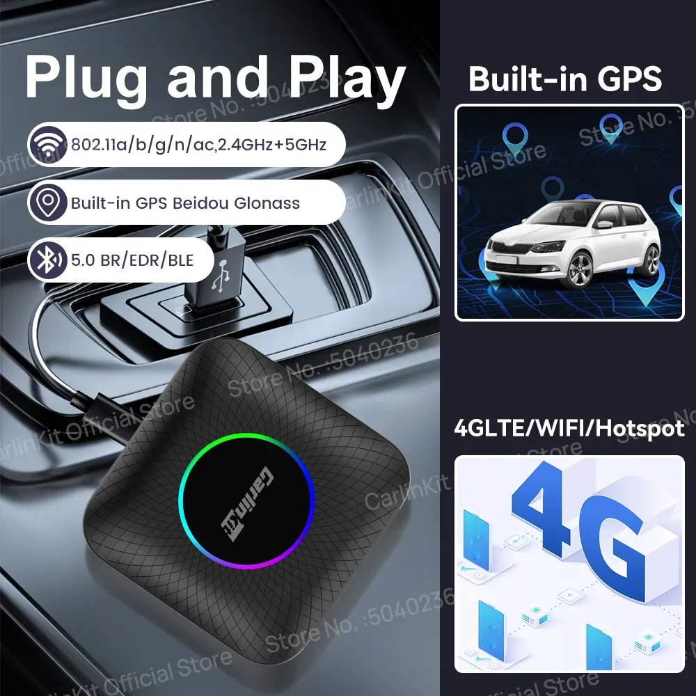 Carlinkit Android 13 Wireless CarPlay AI Box