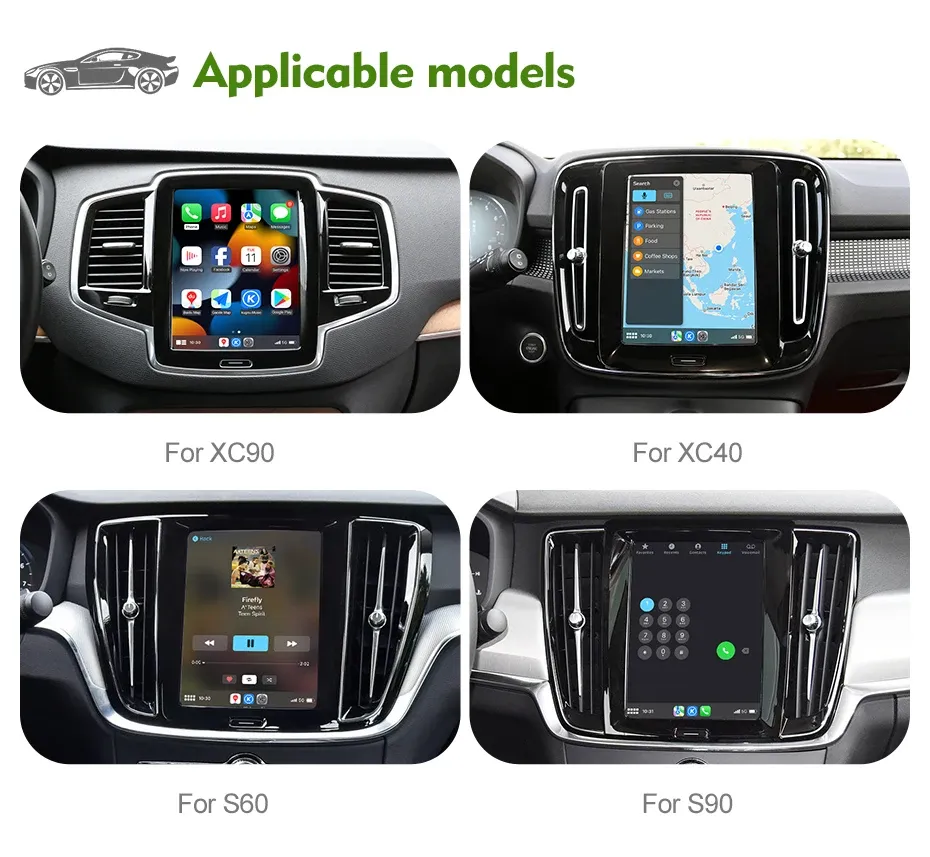 ISUDAR Wireless CarPlay Retrofit Module for Volvo Sensus